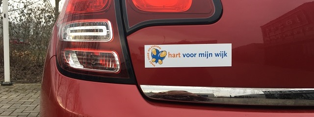 magneetsticker op auto